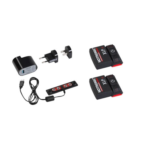 Hotronic XLP 1P Power Set - Pair Of Battery Packs & Charger