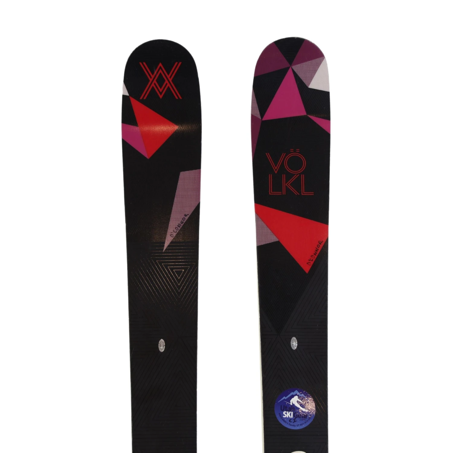 156cm Volkl Aura + Rossignol Jr Bindings- 2015- USED - Image 3