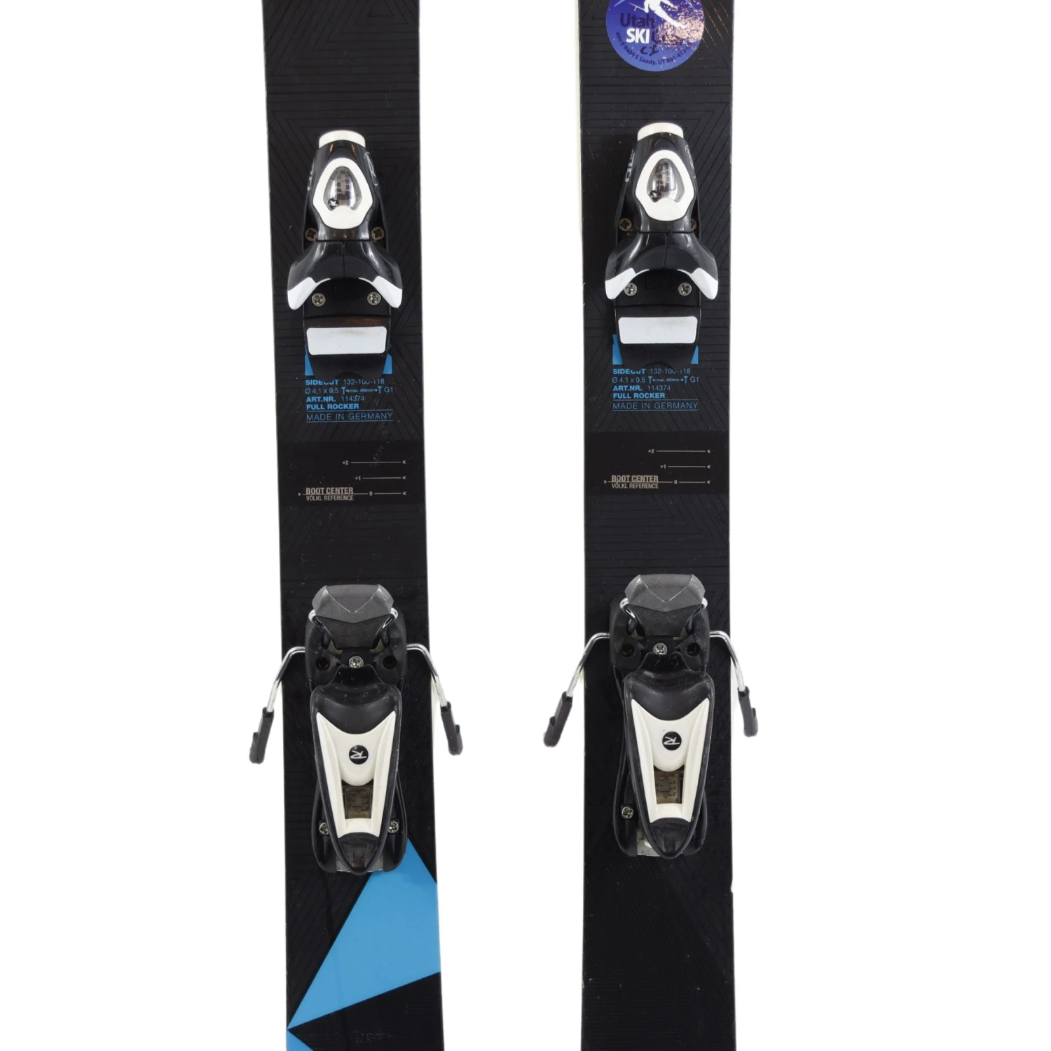 156cm Volkl Aura + Rossignol Jr Bindings- 2015- USED - Image 4