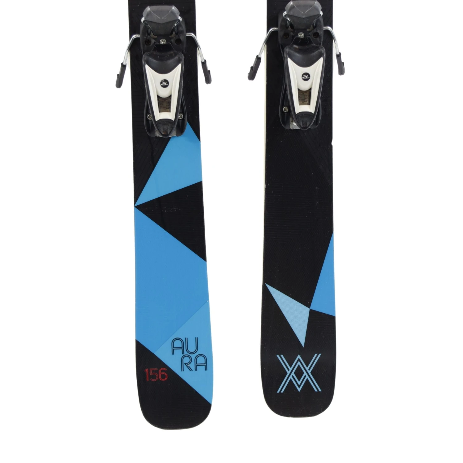 156cm Volkl Aura + Rossignol Jr Bindings- 2015- USED - Image 5