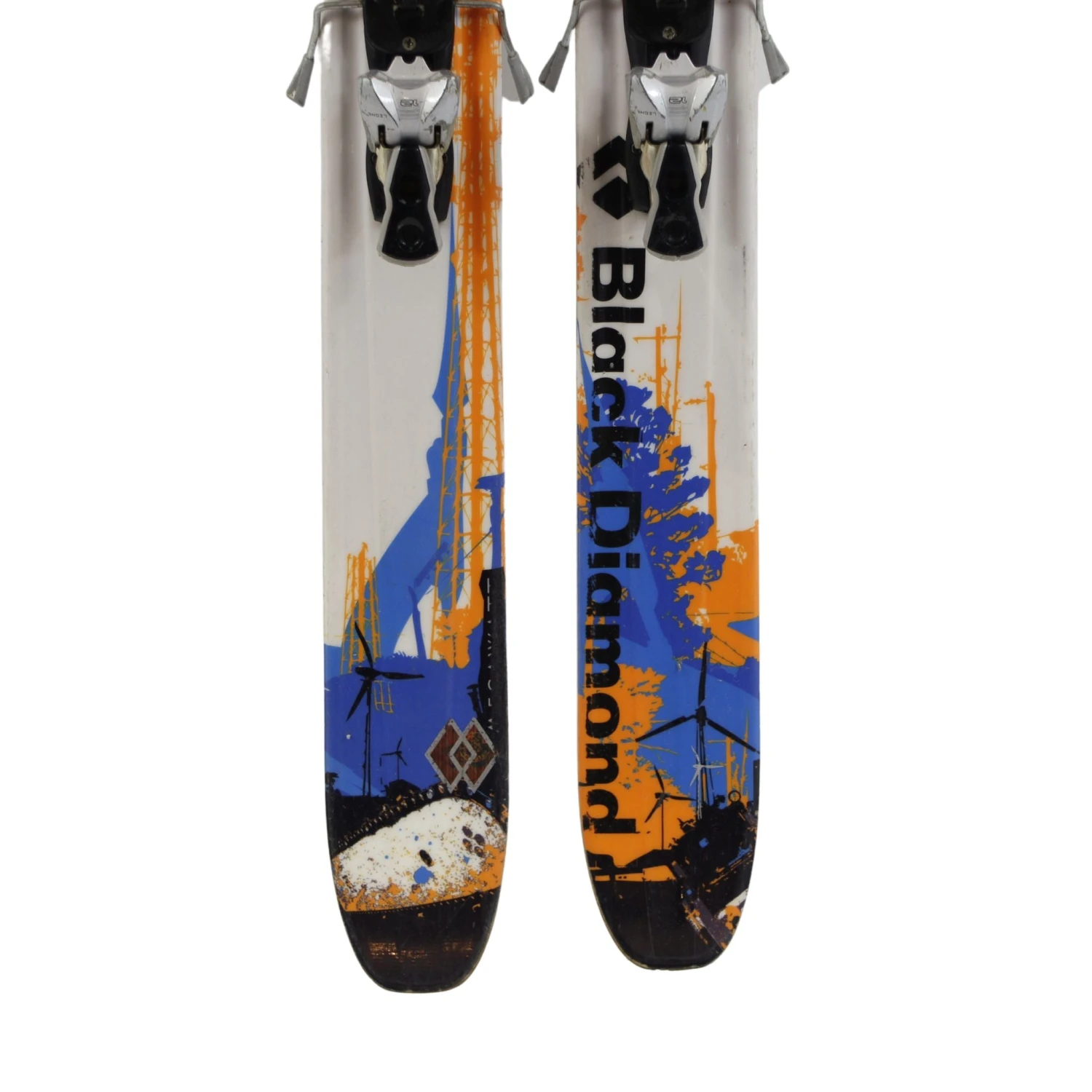 188cm Black Diamond Megawatt + Salomon Z12 Bindings - 2009- USED - Image 5