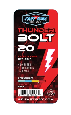Fast Wax Thunderbolt 20 Race Wax - 80g