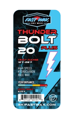 Fast Wax Thunderbolt 20+ Race Wax - 80g