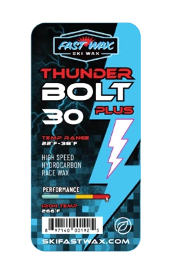 Fast Wax Thunderbolt 30+ Race Wax - 80g