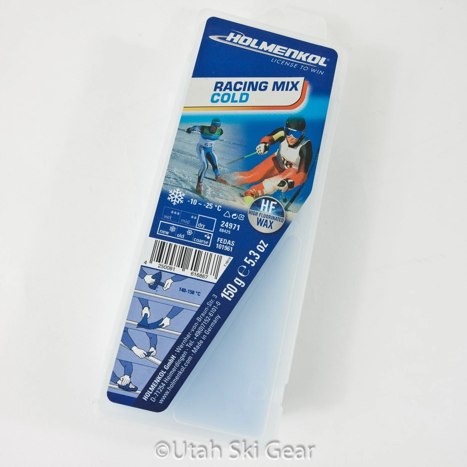 Holmenkol Racing Mix Cold Ski Wax - 150g - 24971