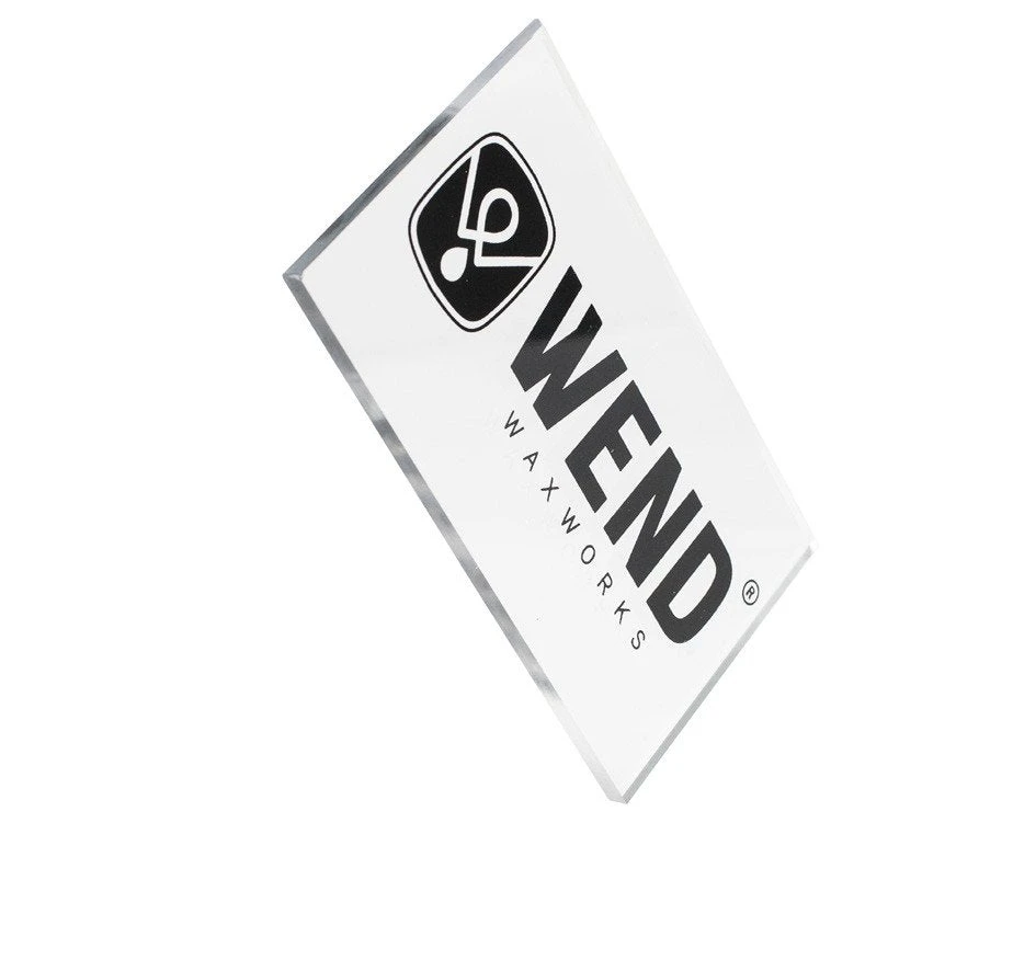 WEND Wax Scraper - 6mm - (3 3/8" X 6" / 8.5cm X 15.2cm)