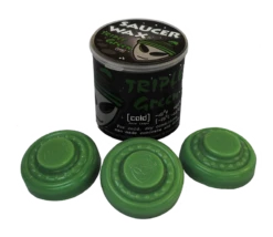 Saucer Wax Green Hot Wax - Cold Weather - 150g