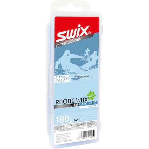 Swix Racing Wax Blue 180g| Cold -4°F To 14°F | UR6-18