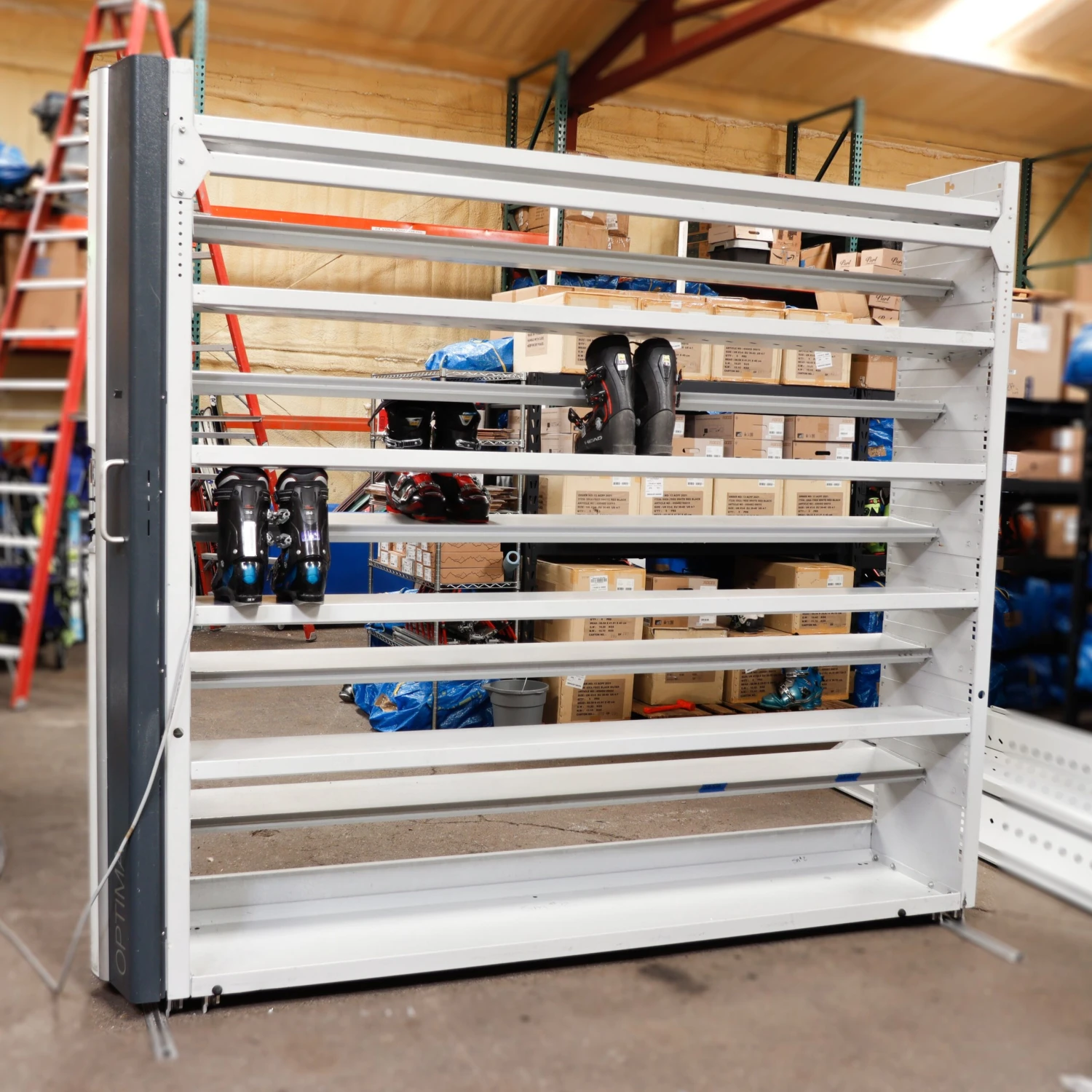 Ski/Snowboard Boot Drying Storage Rack - Wintersteiger Easystore Optima - 100 Ski/Snowboard Boot Pair Capacity - USED - Image 3