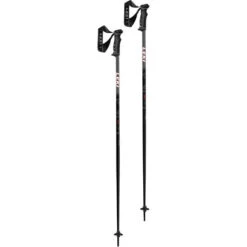 Leki QNTM Aluminum All Mountain Alpine Ski Poles | Red - DISCONTINUED